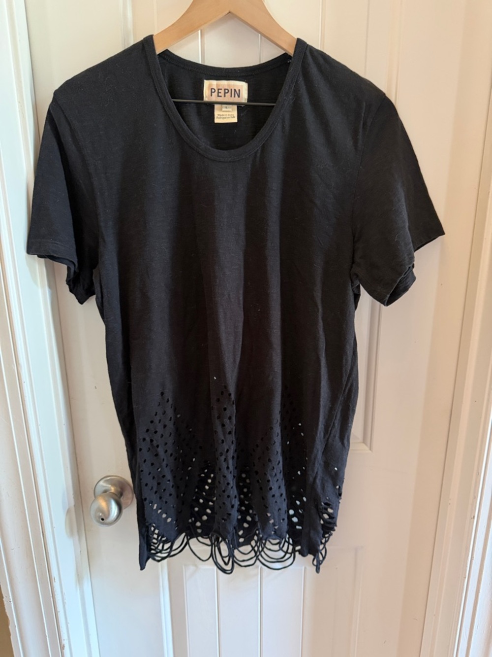 Pepin laser cut tee shirt